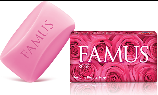 FAMUS SOAP 100GM ROSE